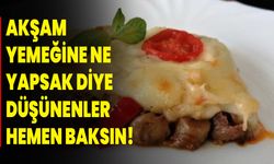 Akşam yemeğine ne yapsak diye düşünenler hemen baksın! Lezzetiyle parmak yediren Beşamel soslu sebzeli et tarifi