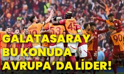 Galatasaray, bu konuda Avrupa’da lider!