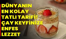 Dünyanın en kolay tatlı tarifi! Çay keyfinize enfes lezzet