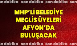 MHP’li Belediye Meclis Üyeleri Afyonkarahisar’da Buluşacak