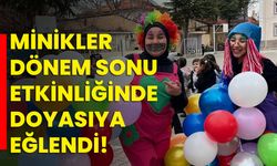 Minikler dönem sonu etkinliğinde doyasıya eğlendi!