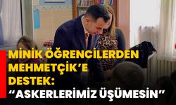 Minik Öğrencilerden Mehmetçik’e Destek: “Askerlerimiz Üşümesin”