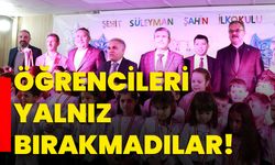 Öğrencileri yalnız bırakmadılar!