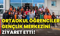 Ortaokul öğrencileri Gençlik Merkezini ziyaret etti!