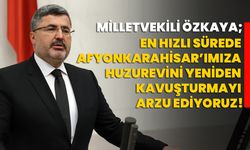 "En hızlı sürede Afyonkarahisar’ımıza Huzurevini yeniden kavuşturmayı arzu ediyoruz"