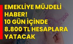 Emekliye MÜJDELİ HABER! 10 Gün içinde 8.800 TL hesaplara yatacak