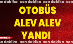 Otobüs Alev Alev Yandı