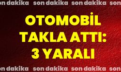 Otomobil Takla Attı: 3 Yaralı