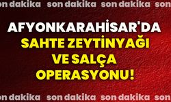 Afyonkarahisar'da Sahte Zeytinyağı ve Salça Operasyonu!