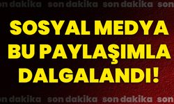 Sosyal medya bu paylaşımla dalgalandı!