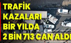 Trafik Kazaları Bir Yılda 2 Bin 713 Can Aldı