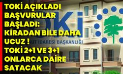 TOKİ Açıkladı, Başvurular Başladı: Kiradan Bile Daha Ucuz ! TOKİ 2+1 Ve 3+1 Onlarca Daire Satacak