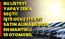 Bu Listeyi Yapay Zeka Seçti! İşte Ucuz Fiyatlı Satın Alınabilecek En Mantıklı 10 Otomobil