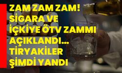 Zam zam zam! Sigara ve içkiye ÖTV zammı açıklandı… Tiryakiler şimdi yandı