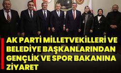 Ak Parti Milletvekilleri Ve Belediye Başkanlarından Gençlik Ve Spor Bakanına Ziyaret