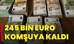 245 Bin Euro Komşuya Kaldı