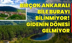 Birçok Ankaralı bile burayı bilinmiyor! Gidenin dönesi gelmiyor