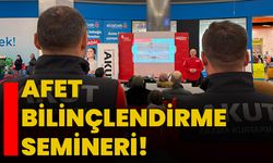 Afet bilinçlendirme semineri!