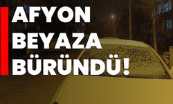 Afyon beyaza büründü!