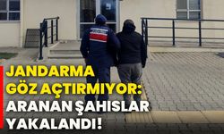 Jandarma göz açtırmıyor: Aranan şahıslar yakalandı!