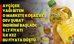 Ayçiçek yağı biten o markete koşacak! Dev Şubat indirimi başladı; 5 LT fiyatı ilk kez bu fiyata düştü