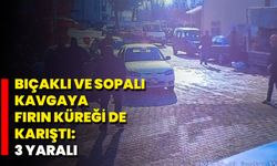 Bıçaklı ve sopalı kavgaya fırın küreği de karıştı: 3 yaralı