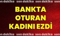 Bankta Oturan Kadını Ezdi