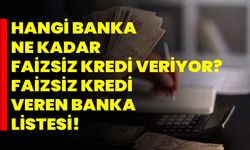 Hangi Banka, Ne Kadar Faizsiz Kredi Veriyor? Faizsiz Kredi Veren Banka Listesi!