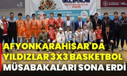 Afyonkarahisar'da Yıldızlar 3x3 Basketbol Müsabakaları sona erdi!