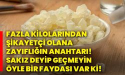 Fazla kilolarından şikayetçi olana zayıflığın anahtarı! Sakız deyip geçmeyin öyle bir faydası var ki!