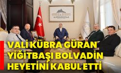 Vali Kübra Güran Yiğitbaşı, Bolvadin heyetini kabul etti!