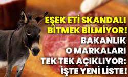 Eşek eti skandalı bitmek bilmiyor! Bakanlık o markaları tek tek açıklıyor: İşte yeni liste!