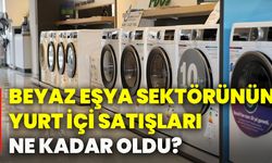 Beyaz eşya sektörünün yurt içi satışları ne kadar oldu?