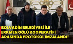 Bolvadin Belediyesi ile Erkmen Gölü Kooperatifi Arasında Protokol İmzalandı!