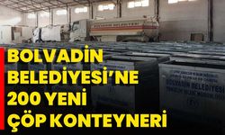 Bolvadin Belediyesi’ne 200 Yeni Çöp Konteyneri