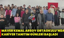 Maver Kemal Arsoy Ortaokulu’nda Kariyer Tanıtım Günleri Başladı