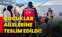 Çocuklar ailelerine teslim edildi!