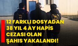 Isparta’da 12 farklı dosyadan 38 yıl 4 ay hapis cezası olan şahıs yakalandı!