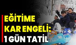 Eğitime Kar Engeli: 1 Gün Tatil