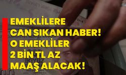 Emeklilere can sıkan haber! O emekliler 2 Bin TL az maaş alacak!