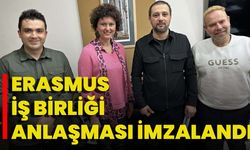 Erasmus İş Birliği Anlaşması İmzalandı