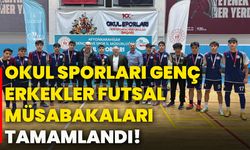 Okul sporları genç erkekler futsal müsabakaları tamamlandı!