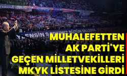 Muhalefetten AK Parti'ye geçen milletvekilleri MKYK listesine girdi