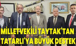 Milletvekili Taytak'tan Tatarlı'ya büyük destek