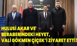 Hulusi Akar ve Beraberindeki Heyet, Vali Gökmen Çiçek’i Ziyaret Etti!