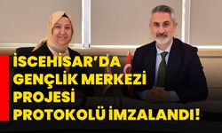 İscehisar’da Gençlik Merkezi Projesi Protokolü İmzalandı!