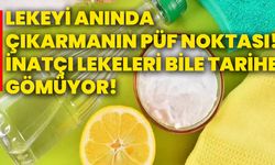 Lekeyi anında çıkarmanın püf noktası! İnatçı lekeleri bile tarihe gömüyor!