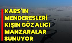 Kars'ın Menderesleri Kışın Göz Alıcı Manzaralar Sunuyor