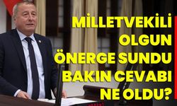 Milletvekili Olgun Önerge Sundu, Bakın Cevabı Ne Oldu?