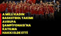 A Milli Kadın Basketbol Takımı Avrupa Şampiyonası'na katılma hakkı elde etti